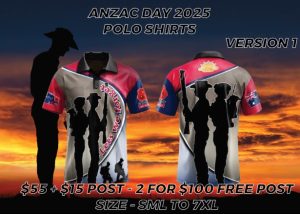 Anzac Day Polos 2025